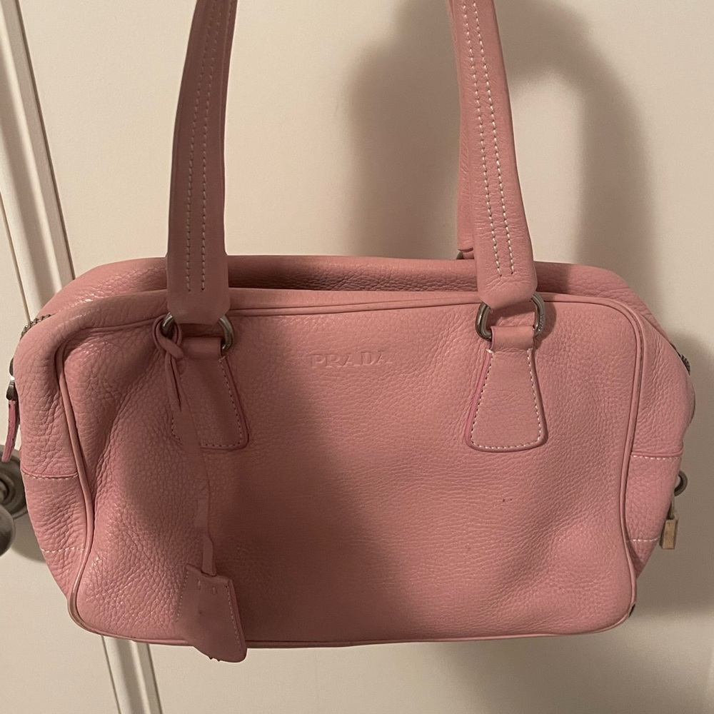 Prada pink satchel